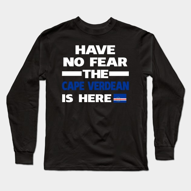 No Fear Cape Verdean Is Here Verde Long Sleeve T-Shirt by lubashantae